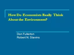 How Do Economists Really Think