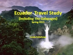 Ecuador Travel Study