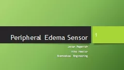 Peripheral Edema Sensor