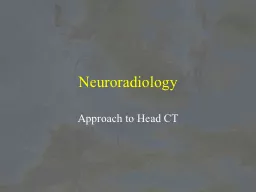 Neuroradiology