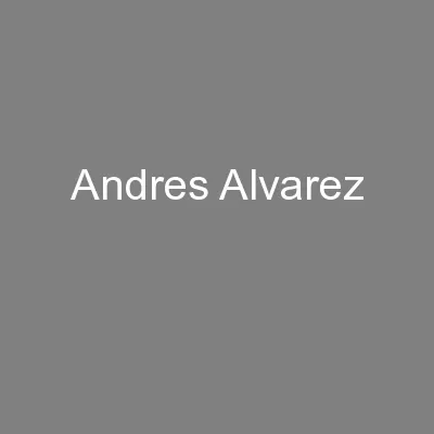 Andres Alvarez