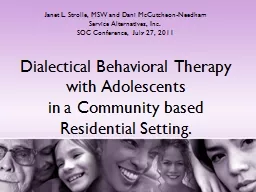 Dialectical Behavioral Therapy with Adolescents