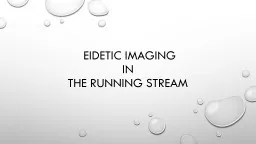 Eidetic Imaging