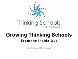 Growing Thinking Schools