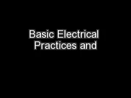 Basic Electrical Practices and