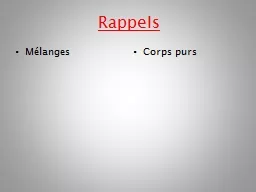 Rappels