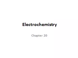 Electrochemistry