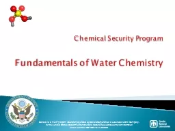Chemical Security Program