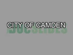 CITY OF CAMDEN