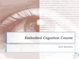 Embodied Cognition Course