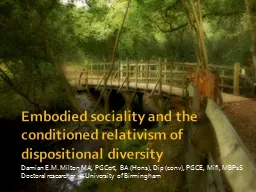 Embodied sociality and the conditioned relativism of dispos