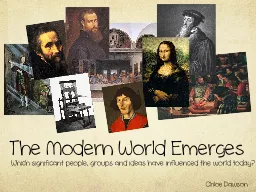 The Modern World Emerges