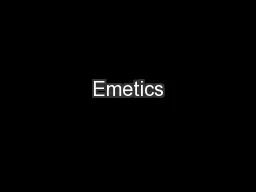 Emetics