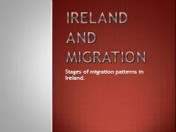 Ireland and Migration