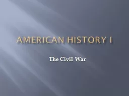 American History i