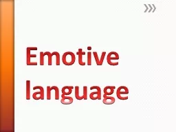 Emotive language