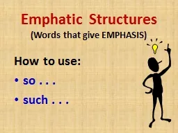 Emphatic Structures