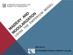 MASTERY and Modularization