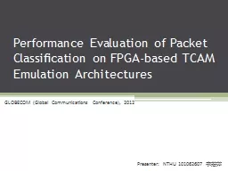 Performance Evaluation of Packet