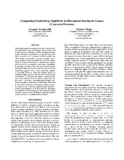 Computing Stackelberg Equilibria in Discounted Stochastic Games Corrected Version Yevgeniy