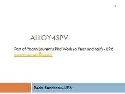 Alloy4SPV