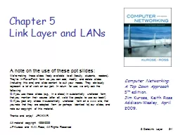 5: DataLink Layer