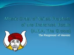 Mystic Order of Veiled Prophets of the Enchanted Realm
