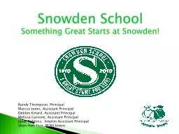 Snowden School