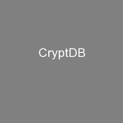 CryptDB