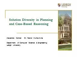 Solution Diversity in Planning   and Case-Based Reasoning
