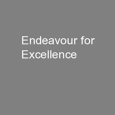 Endeavour for Excellence