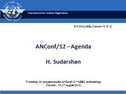 ANConf/12 – Agenda