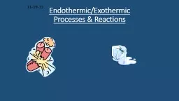 Endothermic/Exothermic