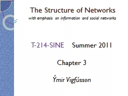 The Structure of Networks