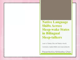 Native Language Shifts Across Sleep-wake States in Bilingua