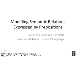 Modeling Semantic Relations Expressed by Prepositions