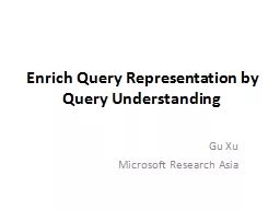 Enrich Query Representation by Query Understanding