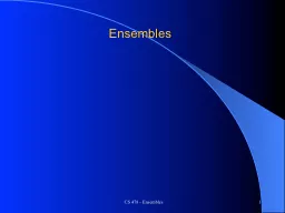 CS 478 - Ensembles
