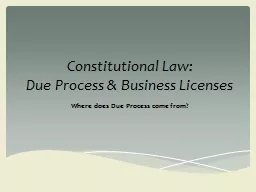 Constitutional Law: