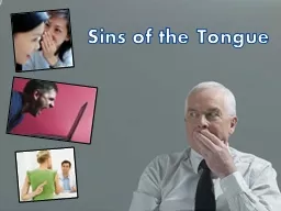 Sins of the Tongue