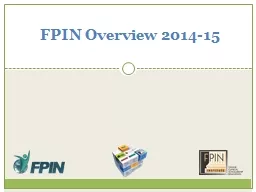 FPIN Overview 2014-15