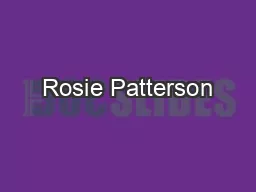 Rosie Patterson