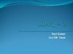 LINQ - 2