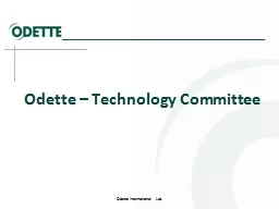 Odette – Technology Committee
