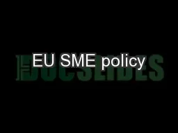 EU SME policy