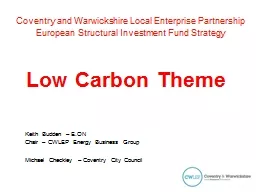 Coventry and Warwickshire Local Enterprise Partnership