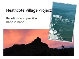 Heathcote Village Project: