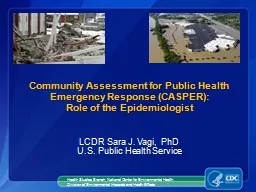 Community Assessment for Public Health Emergency Response (
