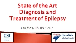 State of the Art Diagnosis and Treatment of Epilepsy