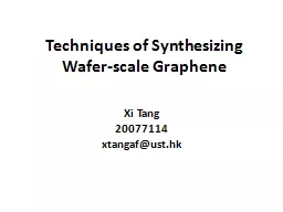 Techniques of Synthesizing
